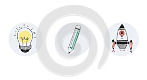 Vector of a three tools