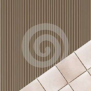 Vector Tile glue. Tile. Background