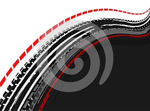 Vector tire background