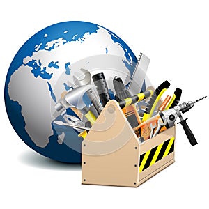 Vector Toolbox with Globe