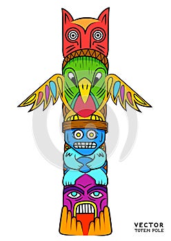 Vector Totem Pole