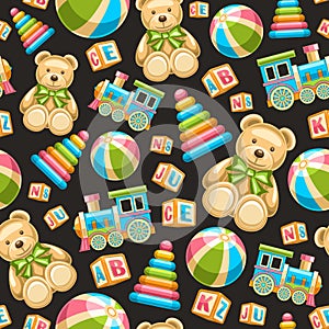 Vector Toys Seamless Pattern