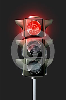 Vector Traffic Lamp Design