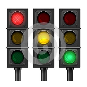 Vector Traffic Lights