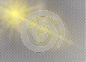 Vector transparent sunlight special lens flare light effect.clouds