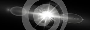 Vector transparent sunlight special lens flare light effect. PNG. Vector illustration