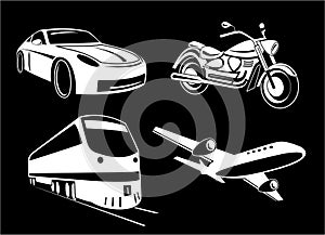 Vector transport illustration