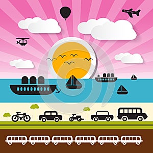 Vector Transportation Icons