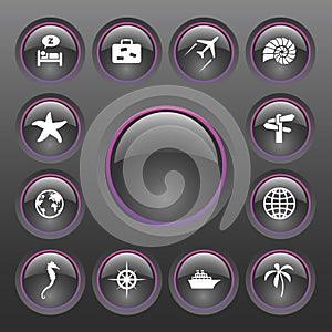 Vector Travel Icon Set