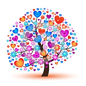 Un árbol corazón 