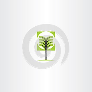 vector tree sign icon element