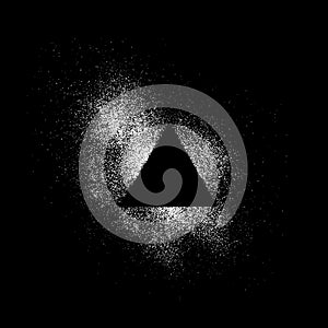 Vector spray paint splatter texture