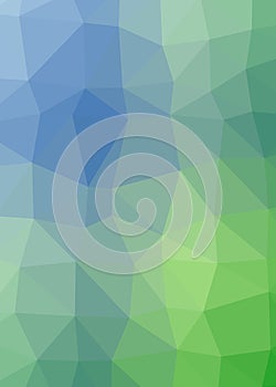 Abstract Trianglify gradient Generative Art background illustration