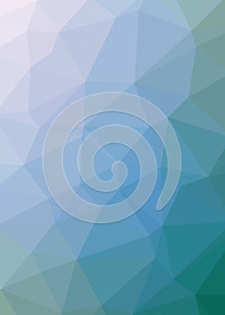 Abstract Trianglify gradient Generative Art background illustration