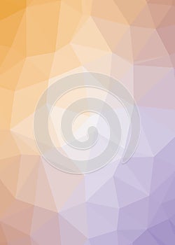 Abstract Trianglify gradient Generative Art background illustration
