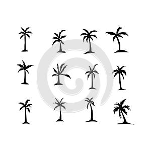 vector tropical icon palm trees palm icon palm palm icons