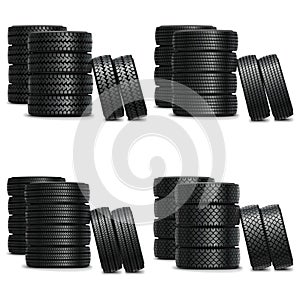 Vector truck tire sets