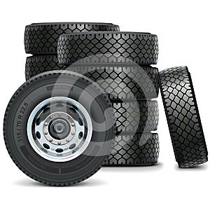 Vector Truck Tires