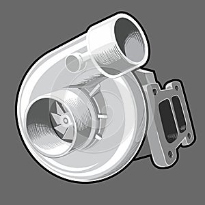 Vector turbo charger