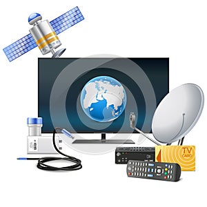 Vector TV with Satellite Equipment