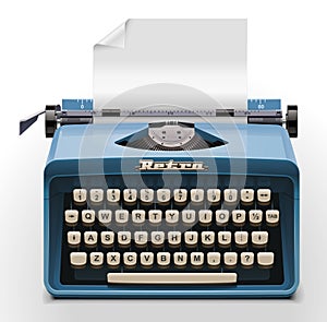 Vector typewriter XXL icon photo