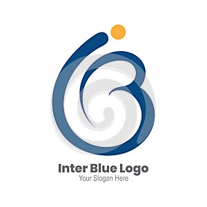 Vector Typografi Logo Design, I and B letter in eps.10