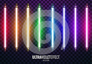 Vector of ultraviolet light. photo