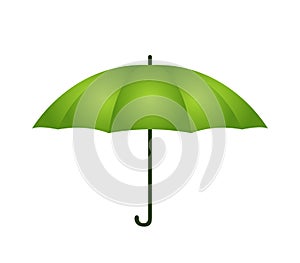 Vector umbrella in cartoon style. Opened parasol