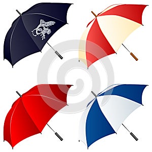 Vector umbrellas