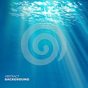 Vector under water background photo