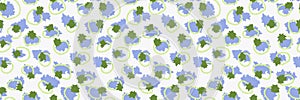 Vector unique abstract spotted seamless pattern. Hand drawing organic circular shapes print. Plain background photo
