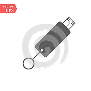 Vector usb flash drive icon