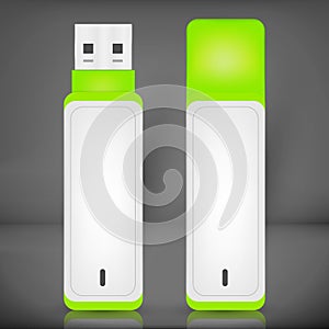 Vector USB Flash Drive isolated
