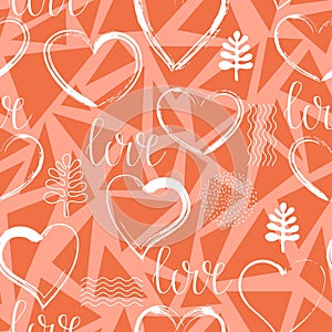 Vector Valentine`s Day Background