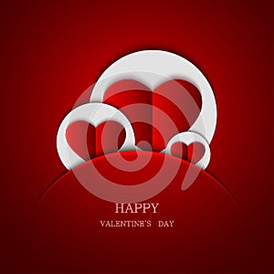 Vector valentines day background. Eps10