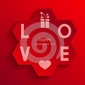 Vector valentines day background. Eps10