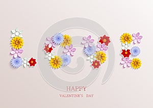 Vector valentines day background. Eps10