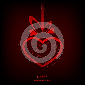 Vector valentines day background. Eps10