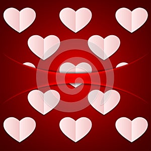 Vector valentines day background. Eps10