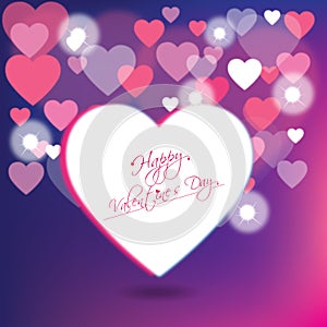 Vector valentines day background. Eps10