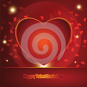 Vector valentines day background. Eps10