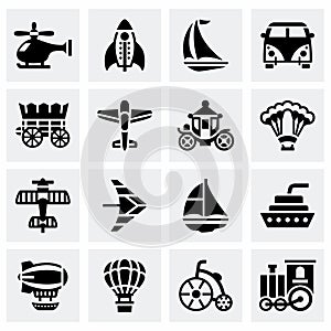 Vector Vehicles icon set