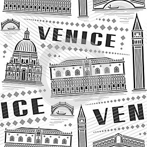 Vector Venice Seamless Pattern