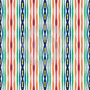 Vector vertical colorful stripes seamless pattern background