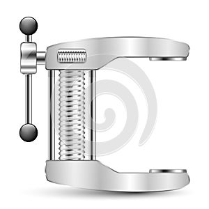 Vector vice or clamp icon