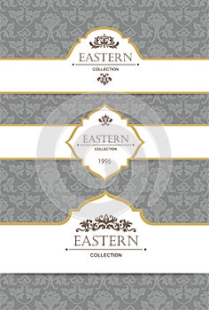 Vector vintage collection: Baroque and antique frames, labels, emblems and ornamental design elements.