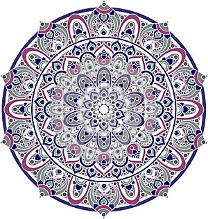 Vector vintage mandala ornament