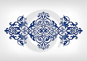 Vector vintage ornament calligraphy frame pattern