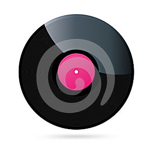 Vector vinyl record