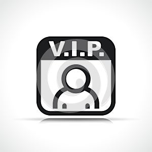 Vector vip user icon symbol